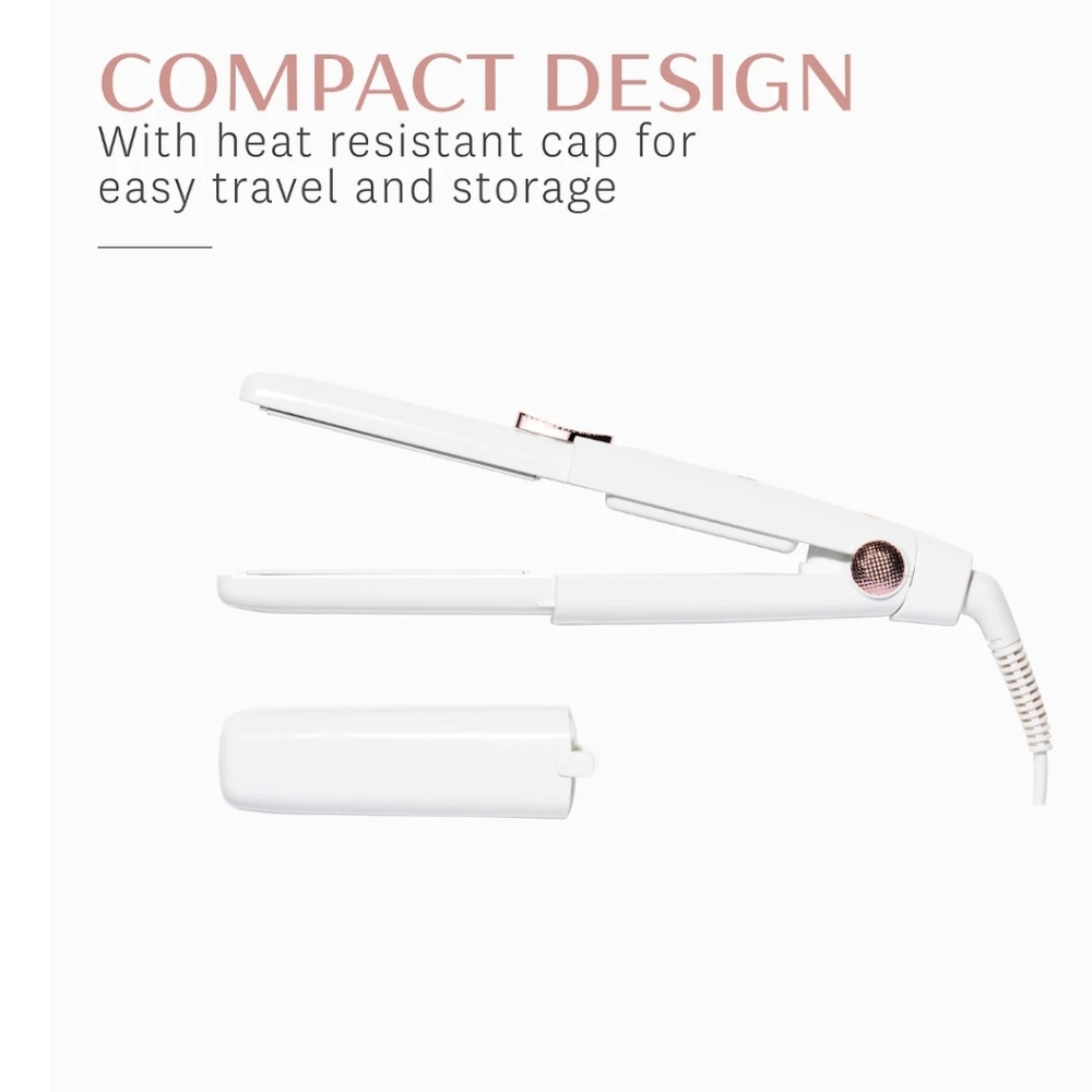 T3SinglePass Compact Travel Styling Flat Iron with - Picture 2 of 6